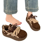 Damen Bequeme Sneaker mit flauschigem Innenfutter und modischem Obermaterial R&B