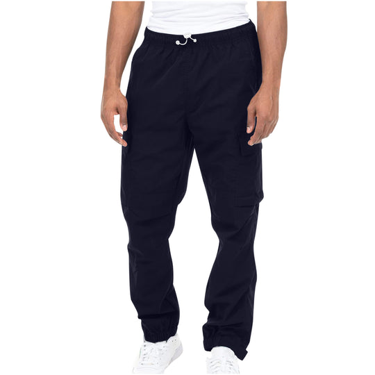 Herren Cargo-Hose mit elastischem Bund und praktischen Seitentaschen R&B