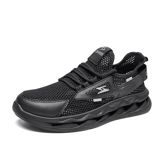Damen Sportliche Laufsneaker mit atmungsaktivem Mesh-Obermaterial und dämpfender Sohle R&B