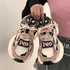 Damen Atmungsaktive Chunky Sneakers mit sportlichem Design R&B