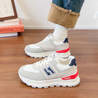 Damen Sportliche Sneaker mit strickbarem Kragen und bequemer Dämpfung R&B