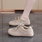 Damen Freizeit Sneakers mit weichem Obermaterial und bequemer Innensohle R&B