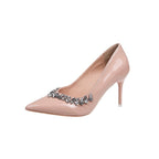Damen Spitzenpumps mit funkelndem Schmuckdetail R&B