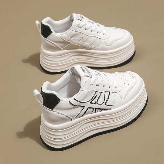 Damen modische Plateau-Sneaker mit einem komfortablen und atmungsaktiven Design R&B