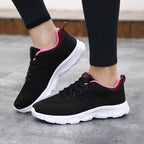 Damen Atmungsaktive Sneakers mit flexiblem Strick-Obermaterial