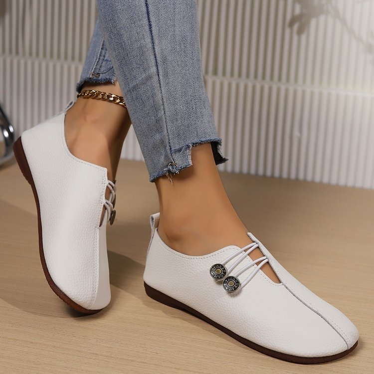Damen Mokassins mit eleganter Schnallenapplikation und komfortabler Sohle R&B