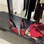 Damen elegante spitze Absätze mit zarter Schleifenverzierung R&B