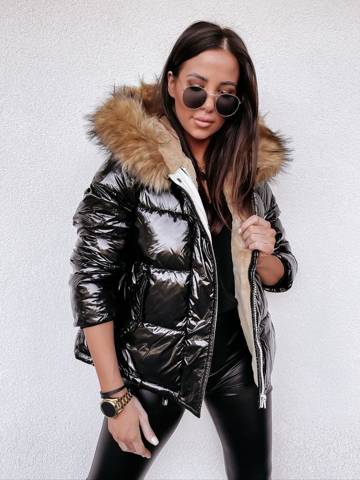 R&B | Pufferjacke - Wasserabweisend - Gepolstert mit Kapuze - mit Reißverschluss und Taschen
