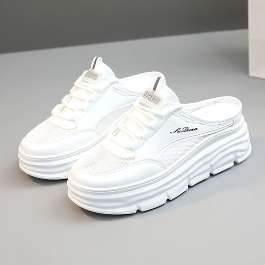 Damen Bequeme Slip-On Sneakers mit dämpfender Sohle und atmungsaktiver Oberfläche R&B