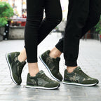 Damen Sportliche Sneaker im Camouflage-Design mit dämpfender Sohle