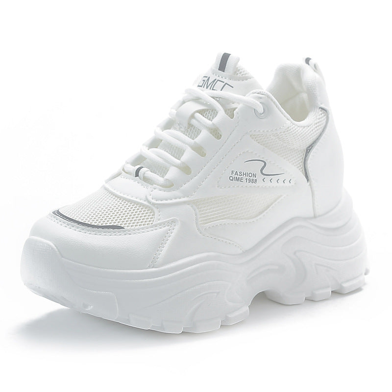 Damen Chunky Fashion Sneakers mit atmungsaktiven Mesh-Einsätzen und rutschfester Sohle R&B