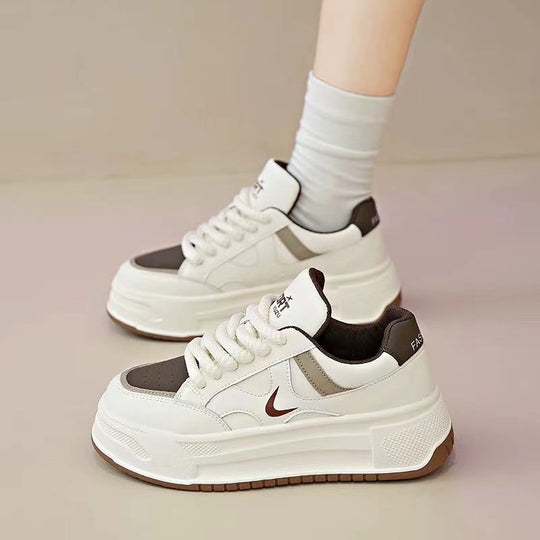 Damen Modische Plateau Sneakers mit dämpfender Sohle und robustem Design R&B