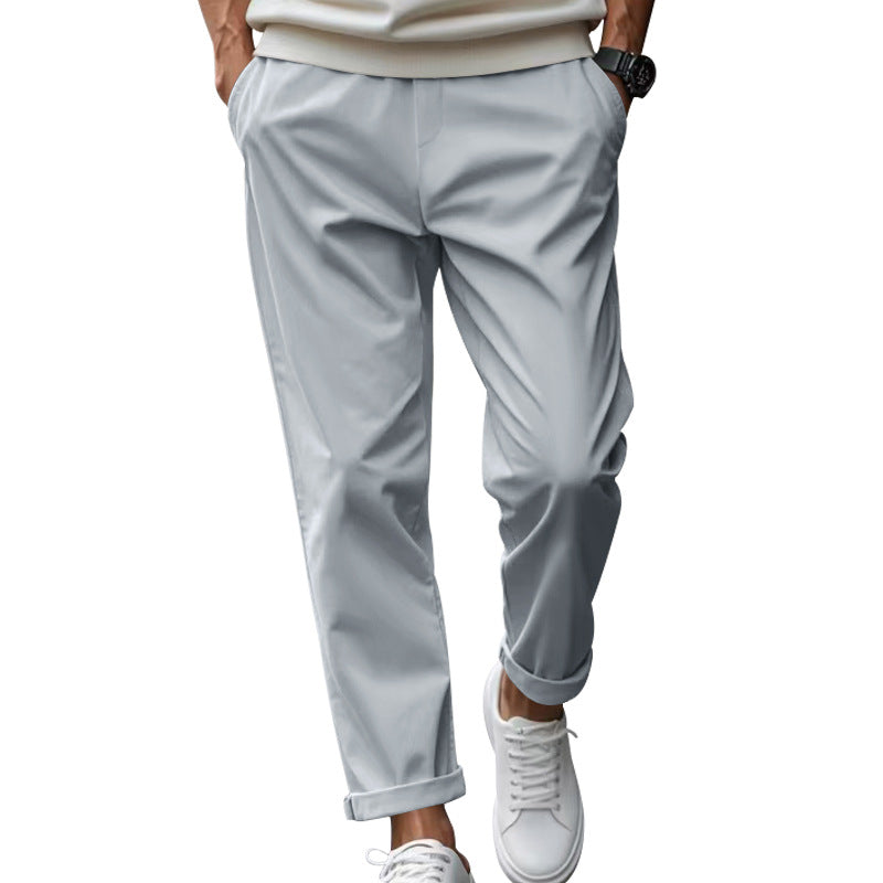 Herren elegante Chino-Hose mit bequemem Bund und modischem Schnitt R&B