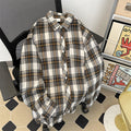 Herren kariertes Hemd mit bequemer Passform und Brusttasche