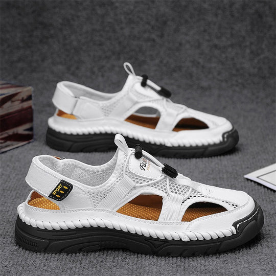 Damen Sportliche Sandalen mit atmungsaktivem Mesh und rutschfester Sohle R&B