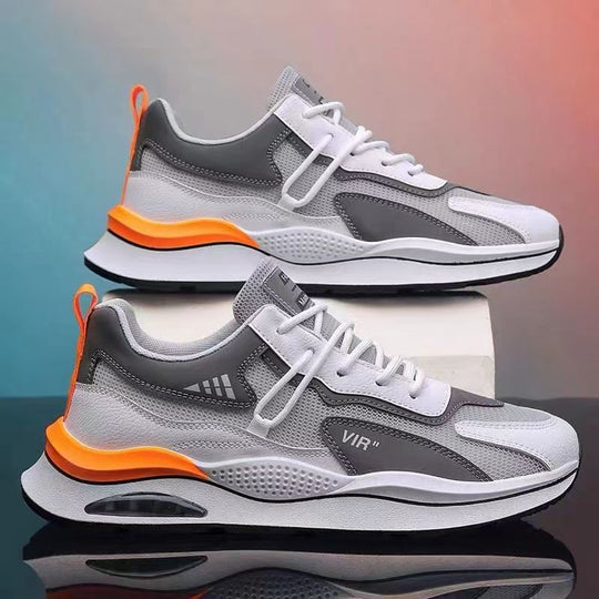 Damen Sportliche Sneakers mit atmungsaktivem Obermaterial und stoßdämpfender Sohle R&B
