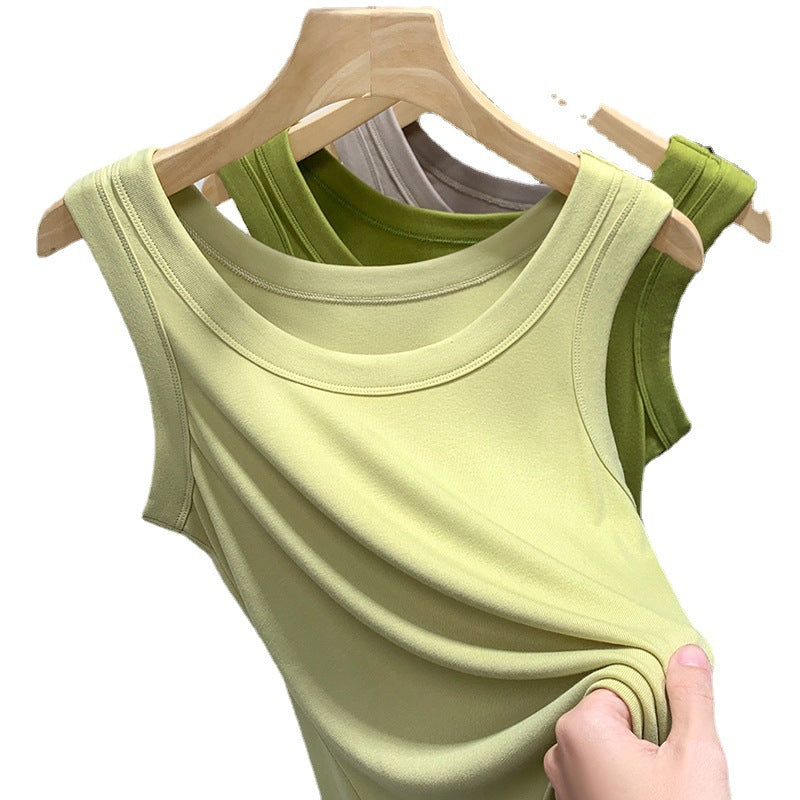 Damen ärmelloses Basic-Top aus hochwertigem Material R&B