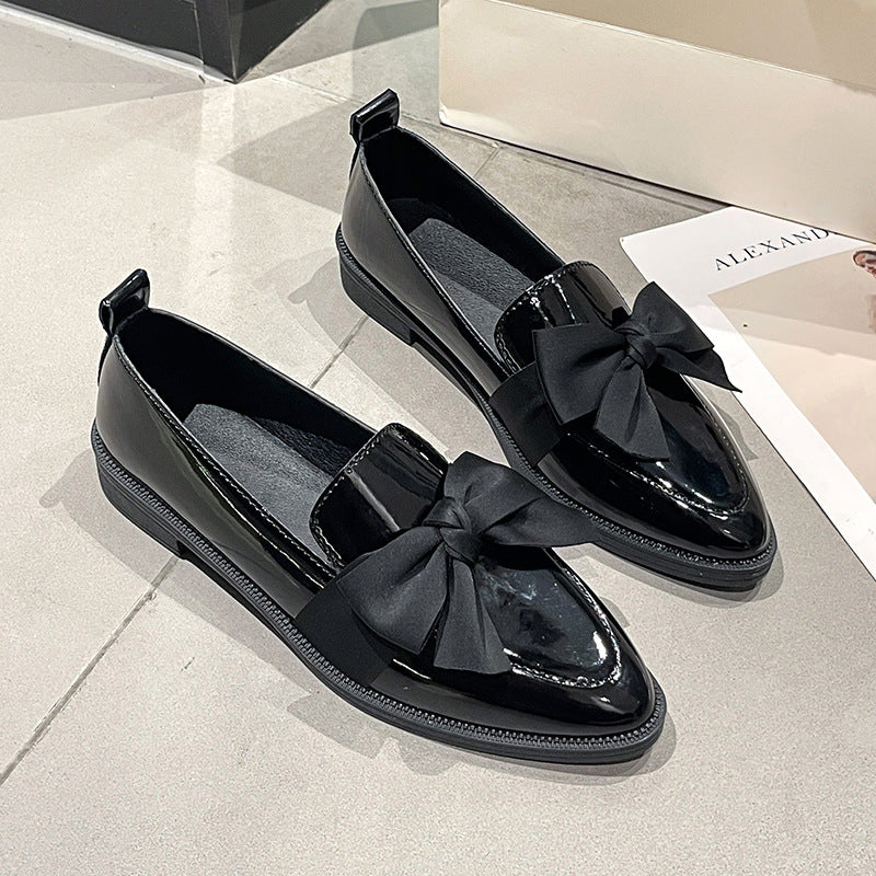 Damen elegante Slipper mit dekorativem Schleifen-Detail R&B