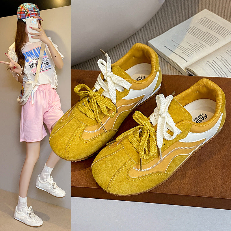 Damen sportliche Sneaker mit atmungsaktivem Obermaterial und komfortabler Sohle R&B