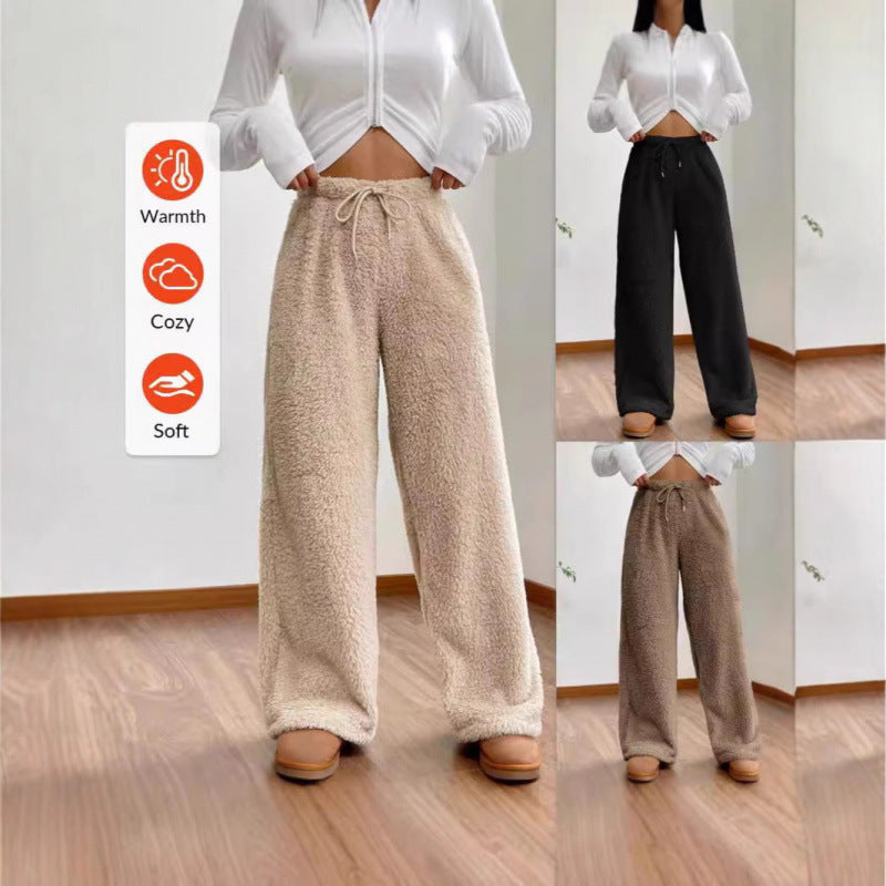 Damen Flauschige Relax-Hose im lässigen Schnitt R&B
