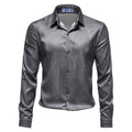 Herren Hemd mit elegantem Muster und modernem Glanz