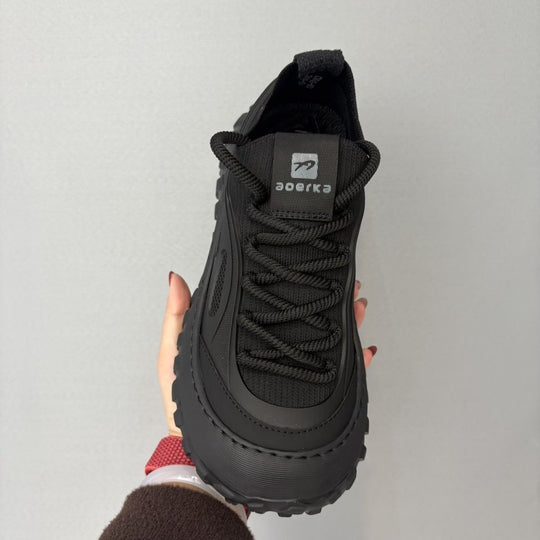 Damen Sportliche Outdoor-Sneaker mit rutschfester Profilsohle und atmungsaktiver Oberflächenstruktur R&B