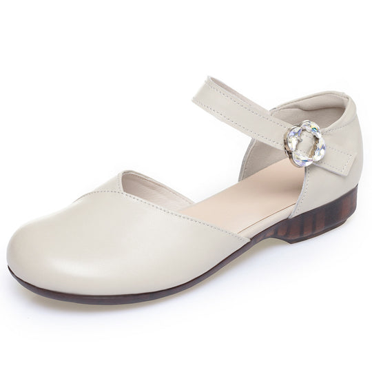 Damen Komfortable Riemchenballerinas mit modischer Schnalle R&B