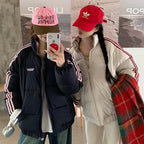 Damen Modische gepolsterte Winterjacke mit sportlichem Design und Baumwollfutter R&B