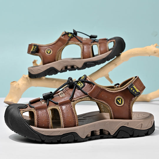 Damen Sportliche Sandalen mit ergonomischem Fußbett und rutschfester Sohle R&B