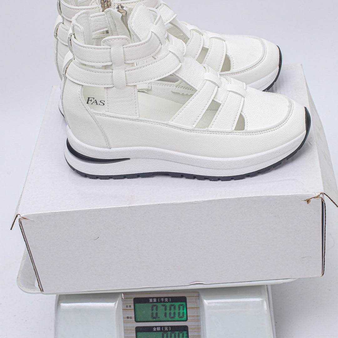Damen Wedge-Sneaker mit verstellbaren Riemen und atmungsaktiver Sohle R&B