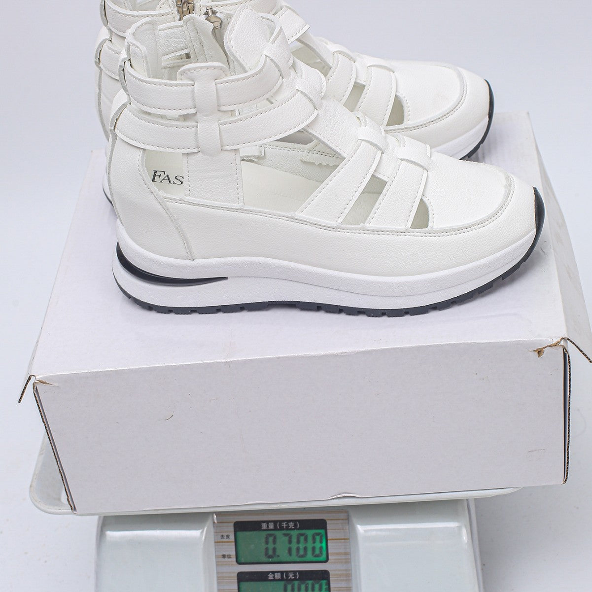 Damen Wedge-Sneaker mit verstellbaren Riemen und atmungsaktiver Sohle R&B