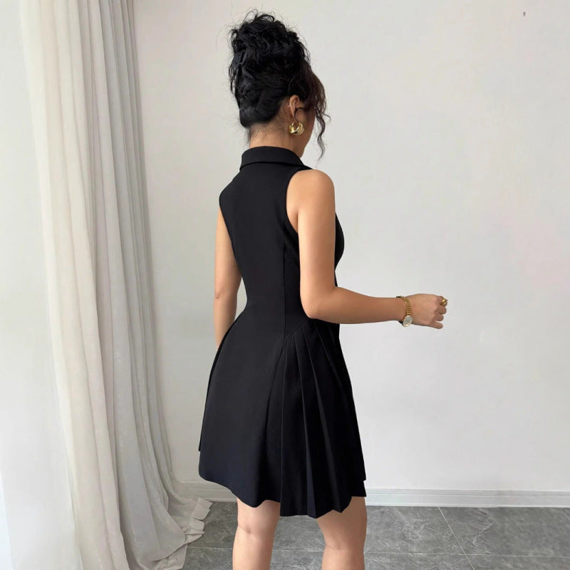 Damen Hemdblusenkleid mit schickem V-Ausschnitt und tailliertem Schnitt R&B