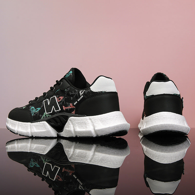 Damen Sportliche Sneakers mit modischem Strukturdesign und atmungsaktiven Materialien R&B