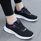 Damen Hochleistungs-Laufschuhe mit atmungsaktivem Mesh-Obermaterial und gepolsterter Sohle R&B
