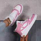 Damen Hohe Sneaker mit warmem Futter und rutschfester Sohle