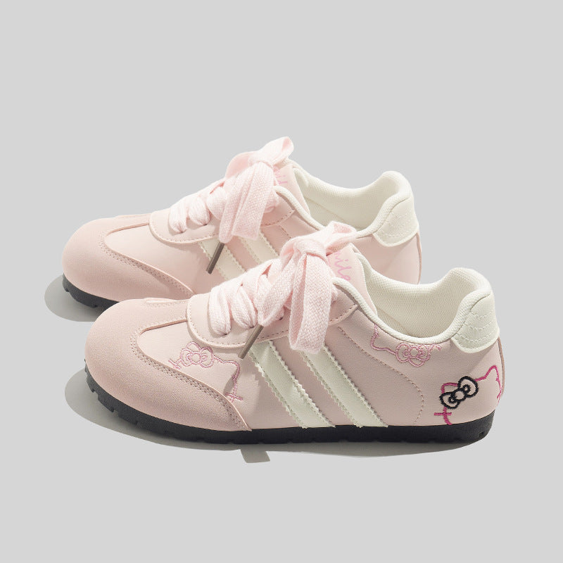 Damen Trendige Sneakers mit verspieltem Hello Kitty Motiv und rutschfester Sohle R&B