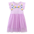 Mädchen Kleid mit zauberhaften Blumenapplikationen R&B