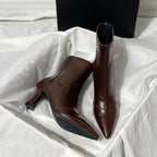Damen Elegante High Heel Stiefeletten mit schmaler Silhouette und spitzem Design R&B