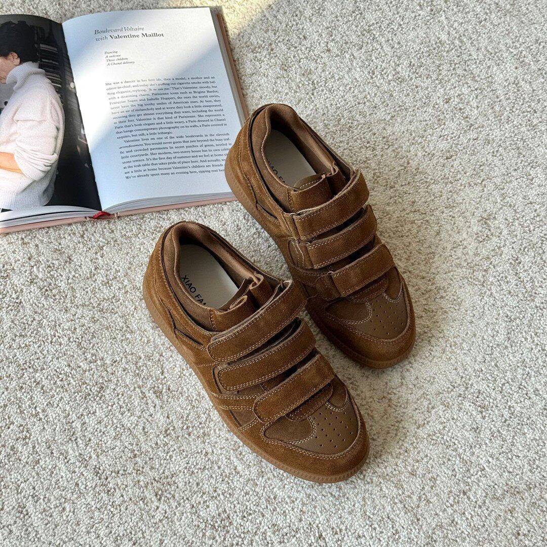 Damen Sneakers mit verstellbaren Klettverschlüssen und trendy Design R&B