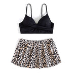 Damen Badeanzug-Rock mit lässiger Raffung