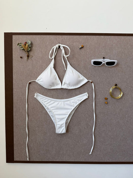 Damen Triangel-Bikini mit Raffung R&B