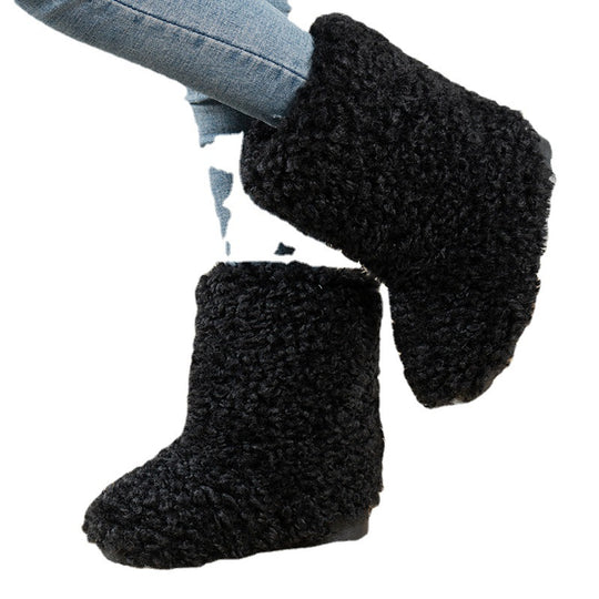 Damen kuschelige Warmhausschuhe aus hochwertigem Fleece R&B
