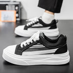Damen Chunky Sneakers mit atmungsaktiven Einsätzen und modischen Designelementen