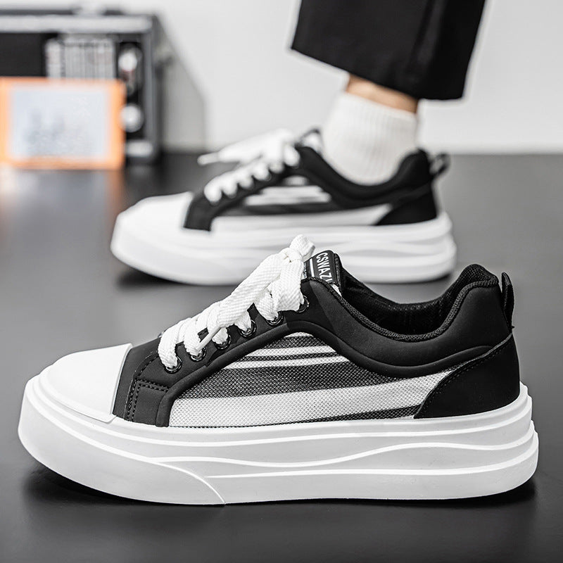 Damen Chunky Sneakers mit atmungsaktiven Einsätzen und modischen Designelementen