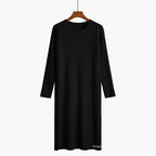 Damen Strickkleid mit feiner Rippenstruktur R&B