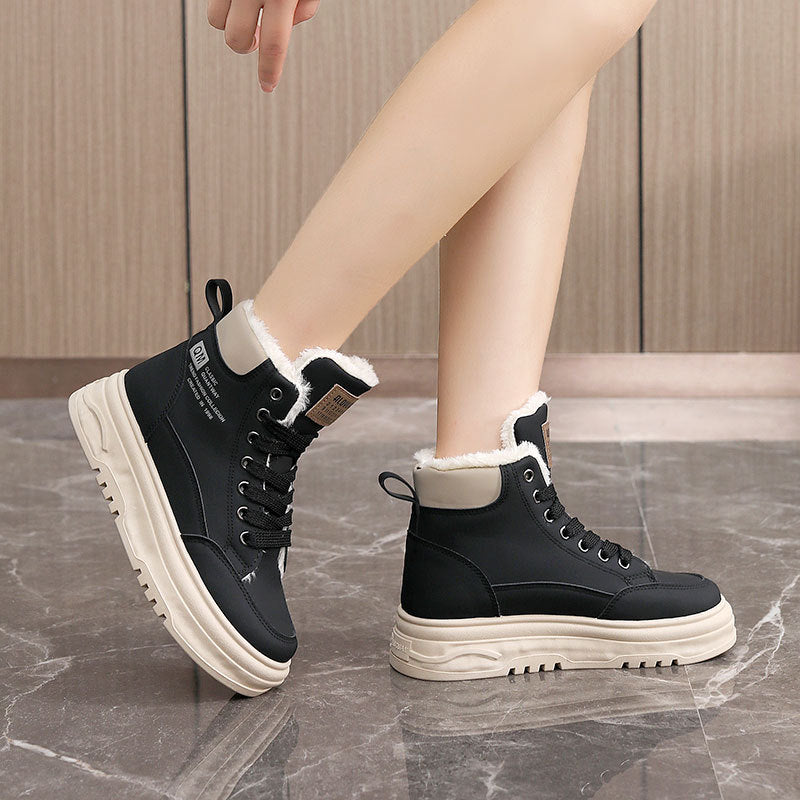 Damen Winterliche Sneaker mit kuscheligem Innenfutter und robustem Sohlenprofil R&B