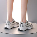 Damen sportliche Laufschuhe mit atmungsaktiver Mesh-Oberfläche und dämpfender Sohle R&B