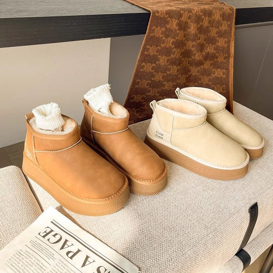 Damen Bequeme Winter-Stiefel mit kuscheligem Innenfutter und rutschfester Sohle R&B