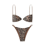 Damen Triangel-Bikini mit eleganten Verzierungen