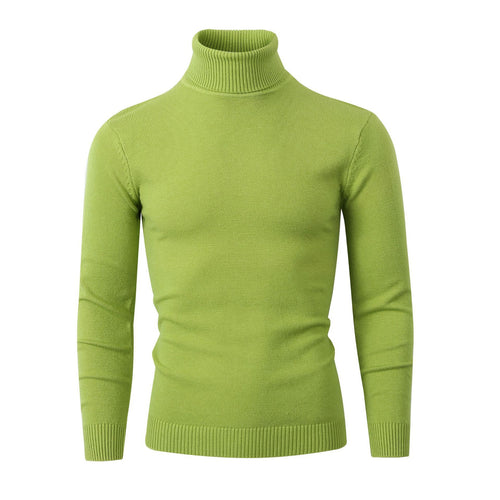 Herren bequemer Rollkragenpullover R&B